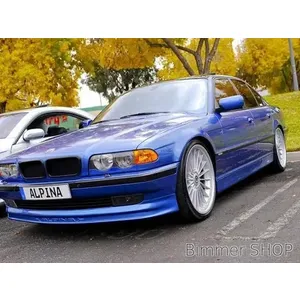 Накладка Alpina на передний бампер BMW 7 E38, передняя юбка BMW 7 E38, губа