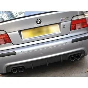 Диффузор заднего M бампера BMW E39, накладка на бампер Е39