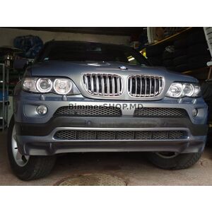 Накладка на передний бампер BMW X5 E53 в стиле 4.8is (подходит для рестайлинг/ дорестайлинг)