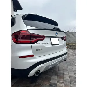 Спойлер на багажник BMW X3 G01 / G08 (2018–2022) чёрный глянец