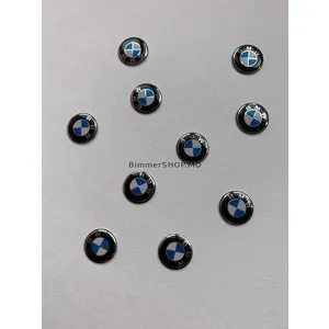 Алюминиевая наклейка на ключ BMW (E30, E46, E60, E90, F10, F20, F30)