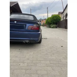 Задний диффузор BMW E46 M бампер (накладка на задний бампер)