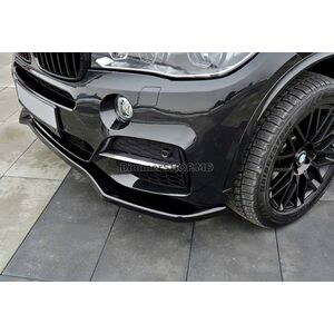 Передний лип-спойлер DPT V-1 (для M-Sport, Черный Глянец) BMW X5 F15 2013-2018 гг.