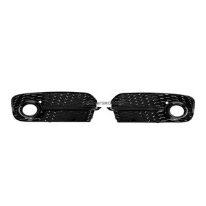 Решетки противотуманных фар RS-Style (2013-2017, 2 шт, Черный) Audi Q5 2008-2017 гг.