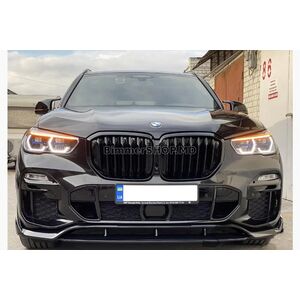 Передний Лип Спойлер Paradigm V-3 (2018-2022, Черный Глянец) BMW X5 G05 2019–2026 гг.
