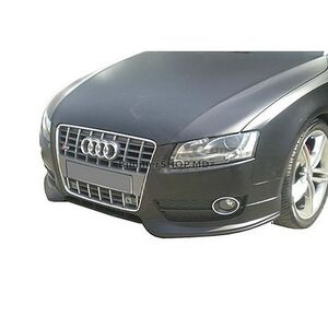 Накладка на Передний Бампер DPT Flap (2007-2011, Черный Глянец) Audi A5 2007-2015 гг.