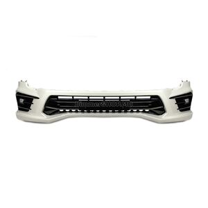 Передняя губа бампера GXR Белый Toyota Land Cruiser 300 2021- гг.