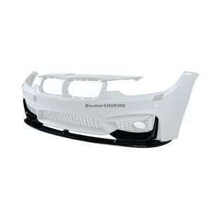Передний лип (для M3-LOOK, черный глянец) BMW 3 серия F30/F31 2012-2019 гг.