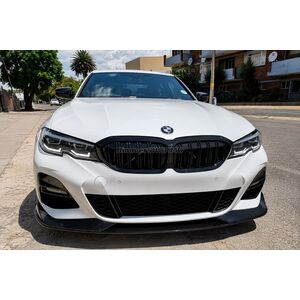 Накладка на передний бампер Lip AC-Style (для M-Sport 2018-2022, ABS) BMW 3 серия G20/G21 2018- гг.