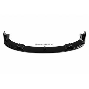 Накладка на передний бампер Lip (для M-Sport, черный глянец) BMW 5 серия E60/E61 2003-2010 гг.