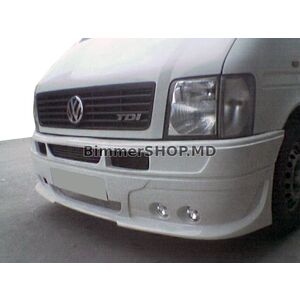 Накладка на передний бампер с 4 фарами (грунт под покраску) Volkswagen LT 1995-2006 гг.