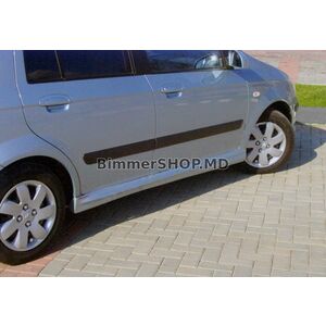 Боковые пороги (грунтованные под покраску) Hyundai Getz 2002- гг.