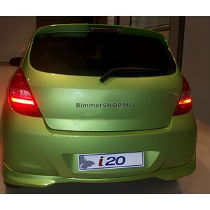 Задняя нижняя накладка (грунт под покраску) Hyundai I-20 2008-2012 гг.