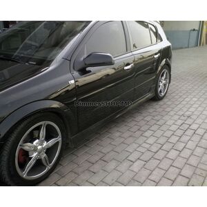 Боковые Пороги HB (грунтованные под покраску) Opel Astra H 2004-2013 гг.