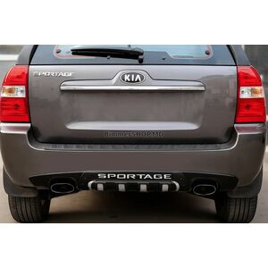 Задняя Накладка R002 (Пластик) Kia Sportage 2004-2010 гг.