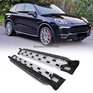 Боковые Подножки OEM (2 шт., Алюминий) Porsche Cayenne 2010-2017 гг.