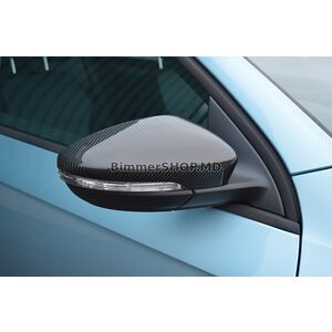Накладки на Зеркала (2 шт, Натуральный Карбон) Volkswagen Scirocco 2008-2017 гг.
