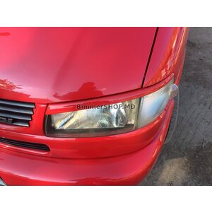 Реснички на Фары Косой Капот (2 шт) Черный Глянец Volkswagen T4 Transporter 1990-2003 гг.