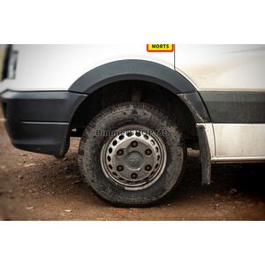 Широкие накладки на арки (4 шт, черные) Volkswagen Crafter 2006-2016 гг.