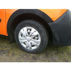 Расширители арок (4 шт, черные) 2008-2012, ABS пластик Renault Kangoo 2008–2020 гг.