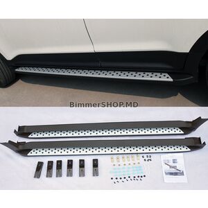 Боковые Подножки V1 (2 шт) Hyundai Creta 2014-2020 гг.