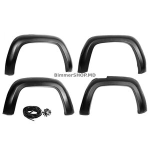 Расширители колесных арок EuroCap (ABS, черные) Volkswagen Amarok 2010-2022 гг.