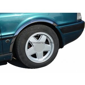 Накладки на арки (1987-1991, 4 шт., нерж. сталь) Audi 80/90 1987-1996 гг.