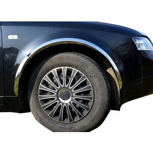 Накладки на арки (4 шт, нержавейка) Audi A4 B6 2000-2004 гг.