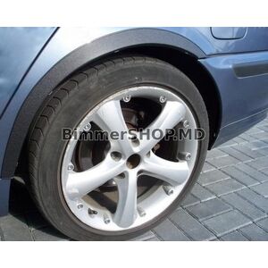 Накладки на арки (4 шт, черные) BMW 3 серия E46 1998-2006 гг.