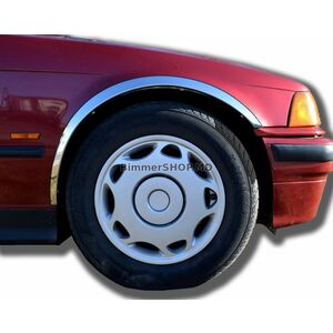 Накладки на арки из нержавейки (4 шт) BMW 3 серия E36 1990-2000 гг.