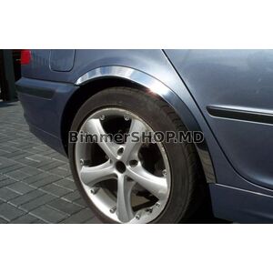 Накладки на арки (4 шт, нержавейка) BMW 3 серия E46 1998-2006 гг.