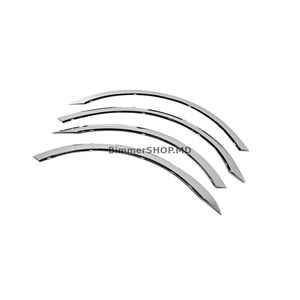 Накладки на арки (4 шт, нержавейка) BMW 5 серия E60/E61 2003-2010 гг.