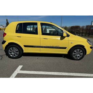 Накладки на арки ABS (4шт, 5D, черные) Hyundai Getz 2002- гг.