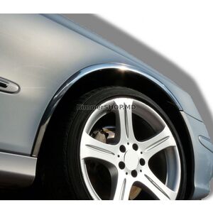 Накладки на арки (4 шт, нержавейка) Mercedes E-сlass W211 2002-2009 гг.