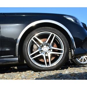 Накладки на арки (4 шт, нержавейка) Mercedes E-сlass W212 2009-2016 гг.