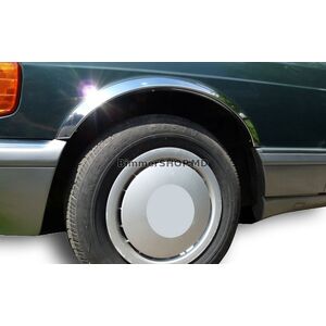 Накладки на арки из нержавейки (4 шт) Mercedes S-сlass W126 1979-1991 гг.