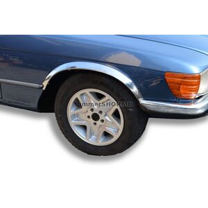 Накладки на арки из нержавейки (4 шт) Mercedes W107 1971-1989 гг.