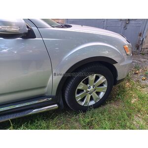 Расширители арок (4 шт, черные) Mitsubishi Outlander 2006-2012 гг.