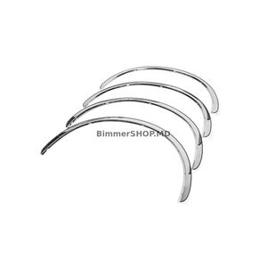Накладки на арки (4 шт, нержавейка) Nissan Micra K12 2003-2010 гг.