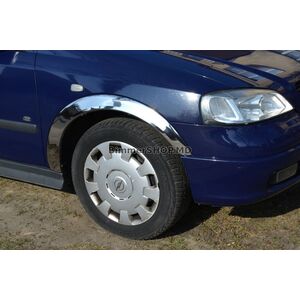 Накладки на арки (4 шт, нержавейка) Opel Astra G classic 1998-2012 гг.