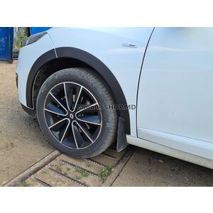 Расширители арок (8 шт, черные) Универсал, Металл Renault Megane III 2009-2016 гг.