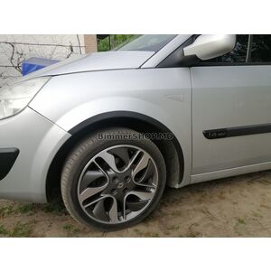 Расширители арок (4 шт, черные) Renault Scenic/Grand 2003-2009 гг.