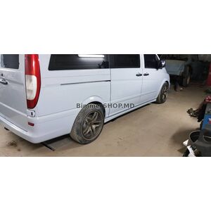 Боковые Пороги Exclusive (2 шт, грунтованные) Короткая/Средняя База Mercedes Viano 2004-2014 гг.
