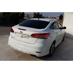 Накладка на задний бампер Sedan 2015↗ (грунтованная под покраску) Ford Focus III 2011-2017 гг.