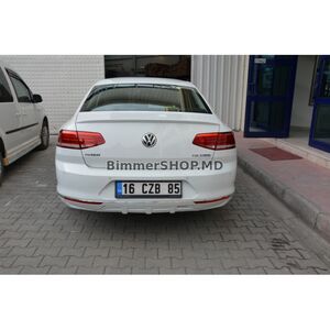 Задний диффузор (под покраску) Volkswagen Passat B8 2015-2023 гг.