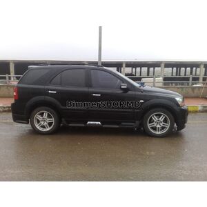 Боковые Пороги Meliset (2 шт., грунтованные под покраску) Kia Sorento I BL 2002-2009 гг.