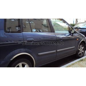Накладки на арки из нержавейки (4 шт) Mazda Premacy 1999-2005 гг.