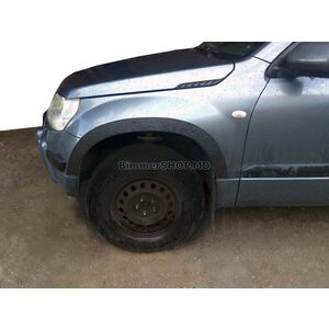 Расширители арок (4 шт, черные) Suzuki Grand Vitara 2005-2017 гг.