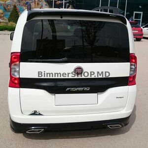 Накладка на задний бампер AMG (грунт под покраску) Peugeot Bipper 2008-2017 гг.