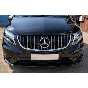 Передняя решетка GT Panamericana Хром (2014-2023 для Vito W447) Mercedes Vito/V-class W447 2014- гг.